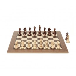 DGT Walnut + Timeless chess set